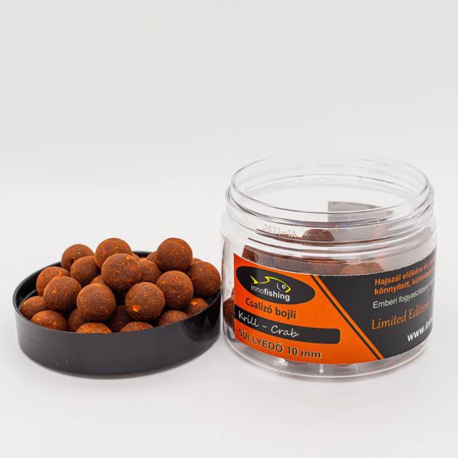 Csalizó bojli 10 mm - krill - crab, 80g Csalizó bojli 10 mm - krill - crab, 80g
